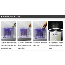 بخور سرد Vekto 2008B2همراه با یون منفی تصفیه هوا